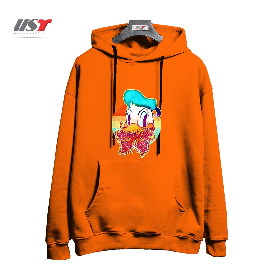 هودی اورسایز طرح UPSIDE DOWN STRANGER DONALD