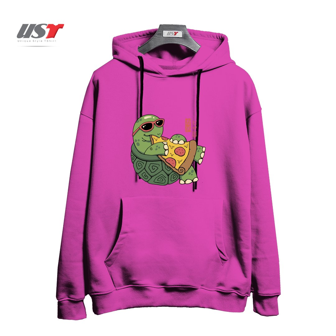 هودی اورسایز طرح PIZZA TURTLE121210