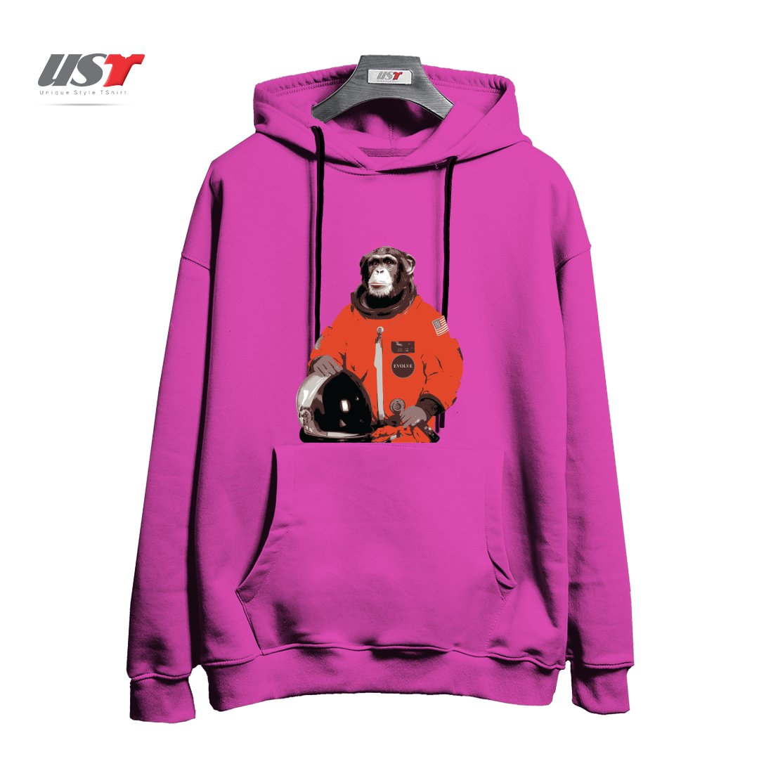 هودی اورسایز طرح SPACE MONKEY32154