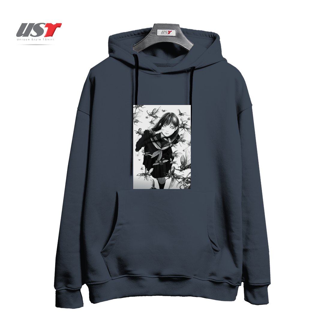 طرح An Instant in Silence هودی اورسایزرنگ دودی