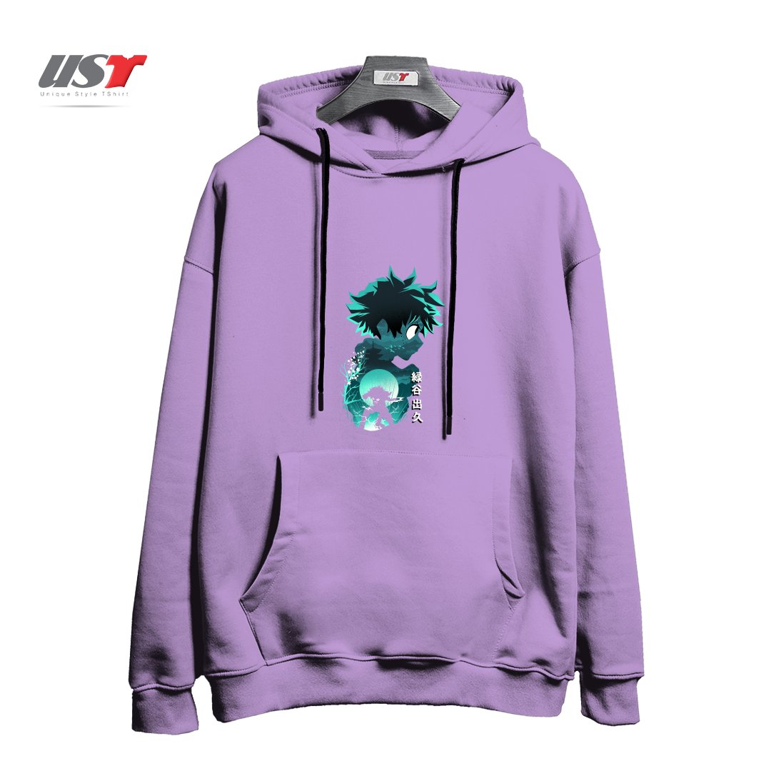 طرح ANIME HERO IZUKU هودی اورسایزرنگ یاسی
