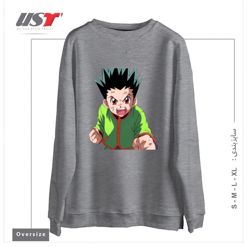 سوییشرت اورسایز طرح anime
