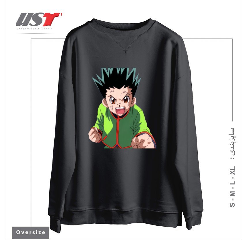 سوییشرت اورسایز طرح anime