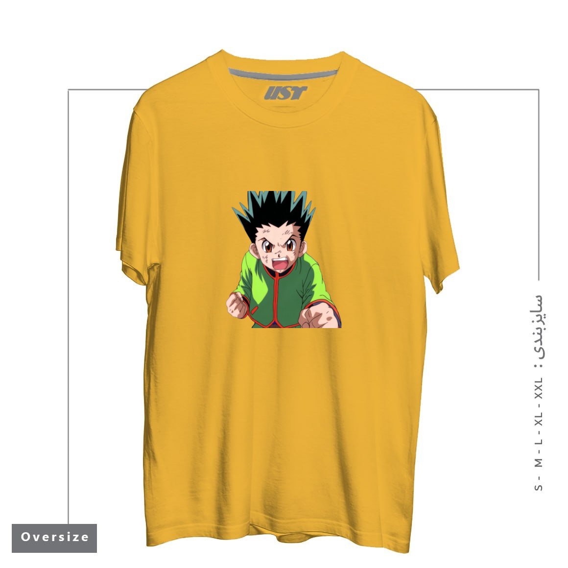 تیشرت اورسایز طرح anime