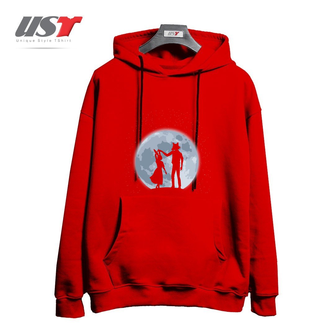 هودی اورسایز طرح Beasts under the moon