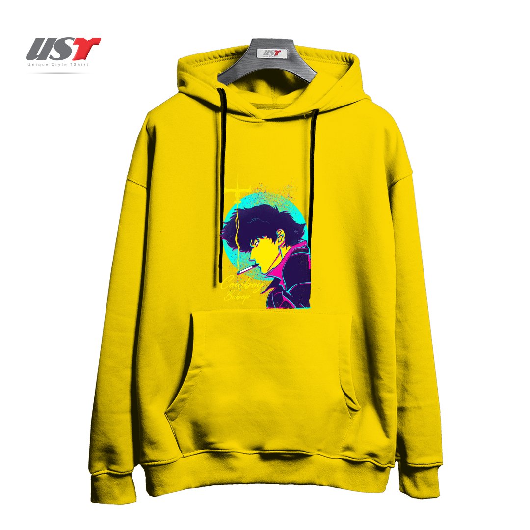 طرح Bounty Hunter هودی اورسایزرنگ زرد