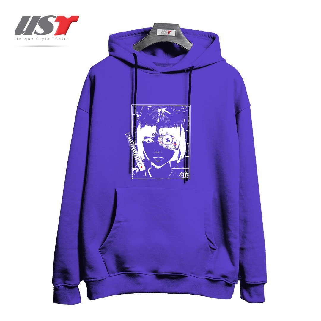 هودی اورسایز طرح Cyber samurai (Alternative)