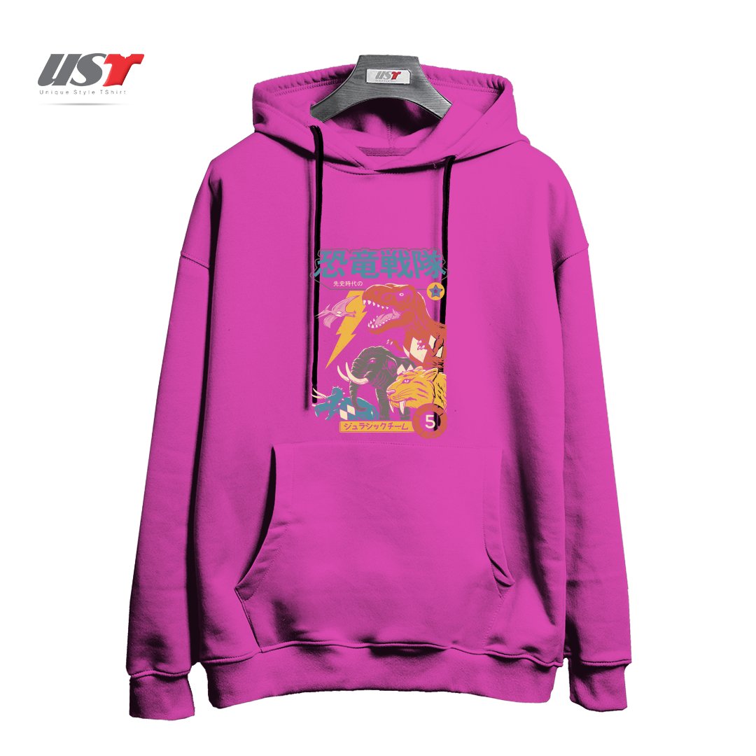 هودی اورسایز طرح DINO SENTAI