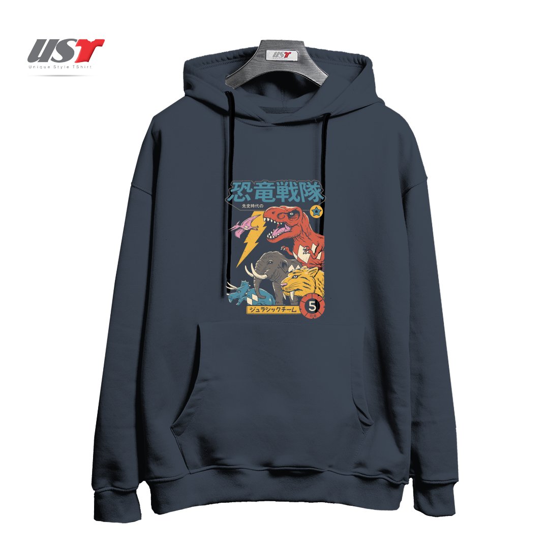 طرح DINO SENTAI هودی اورسایزرنگ دودی