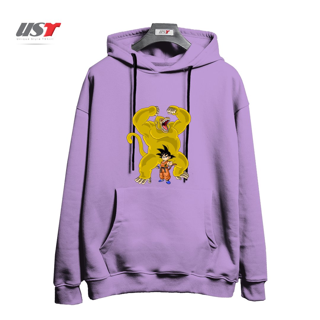 طرح GOKU AND GREAT GOLD APE OOZARU هودی اورسایزرنگ یاسی