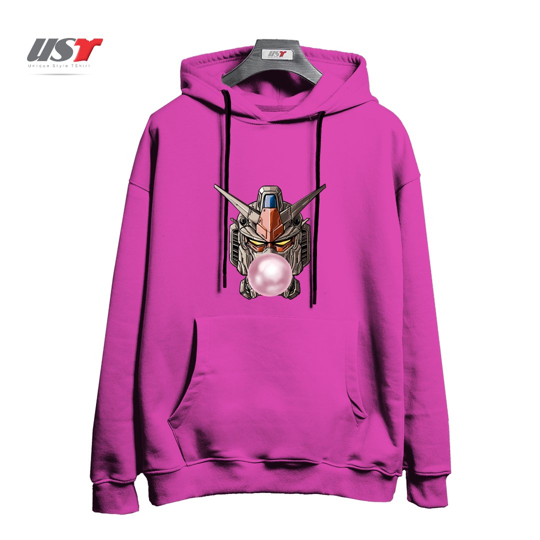 طرح GUMDAN هودی اورسایزرنگ صورتی