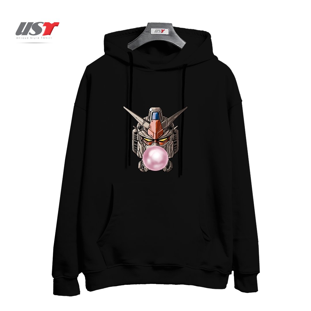 طرح GUMDAN هودی اورسایزرنگ مشکی