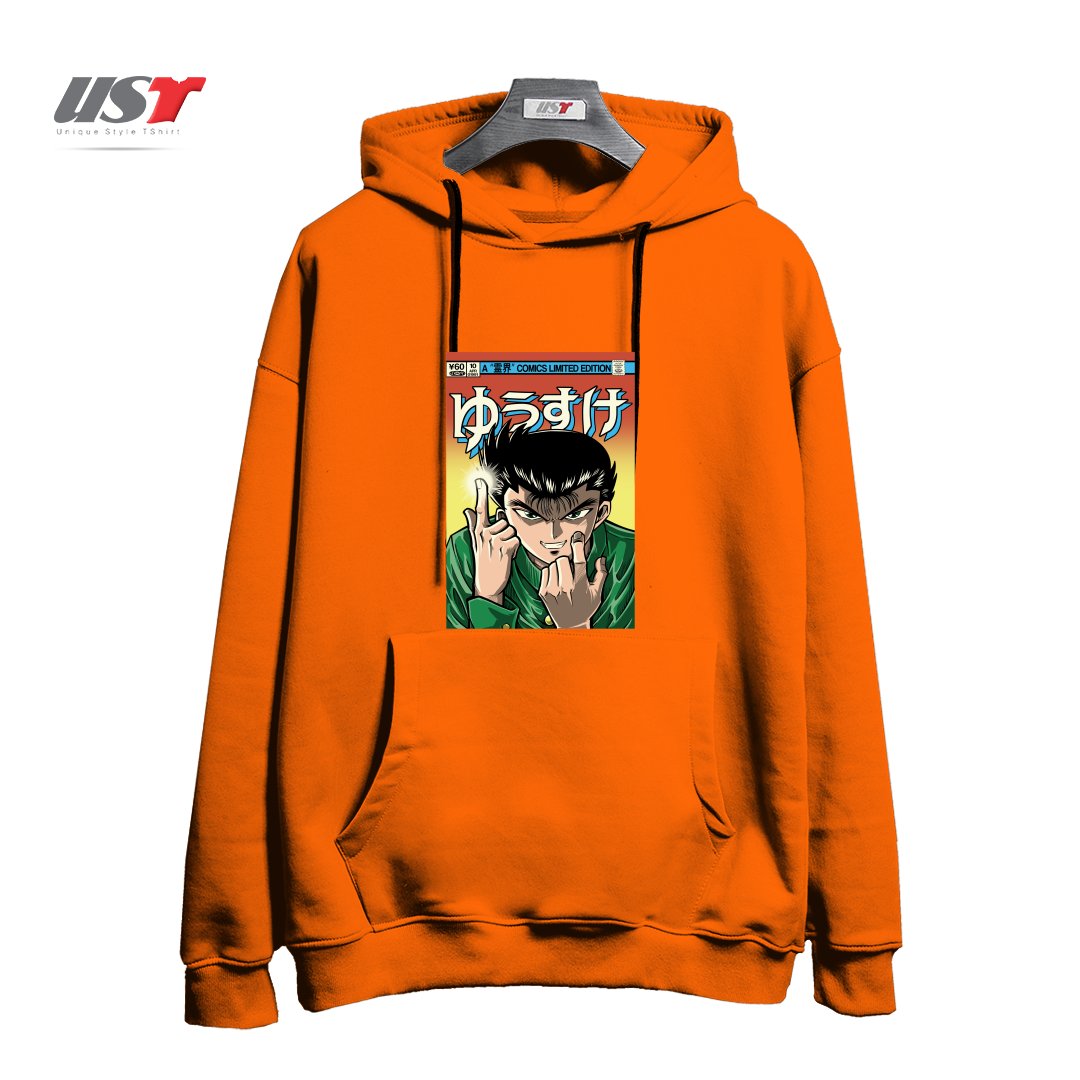 طرح YUSUKE هودی اورسایزرنگ نارنجی