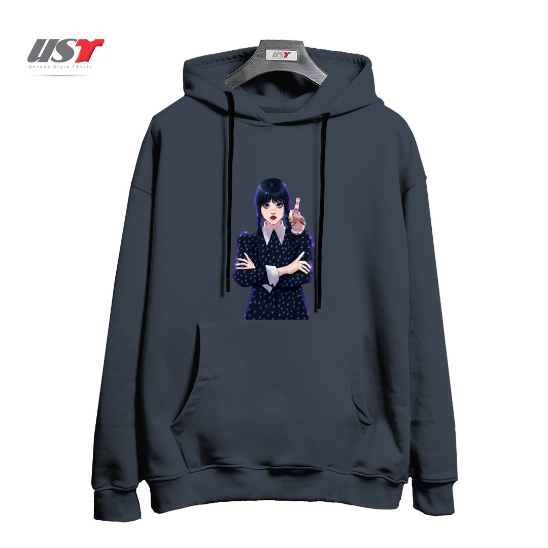 هودی اورسایز طرح Wednesday