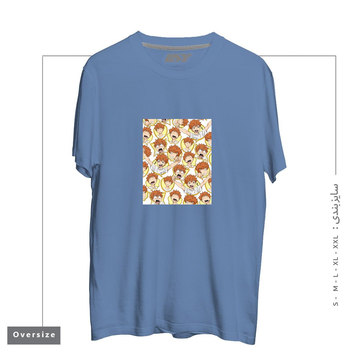 تیشرت اورسایز طرح HINATA'S RANGE OF EMOTIONS