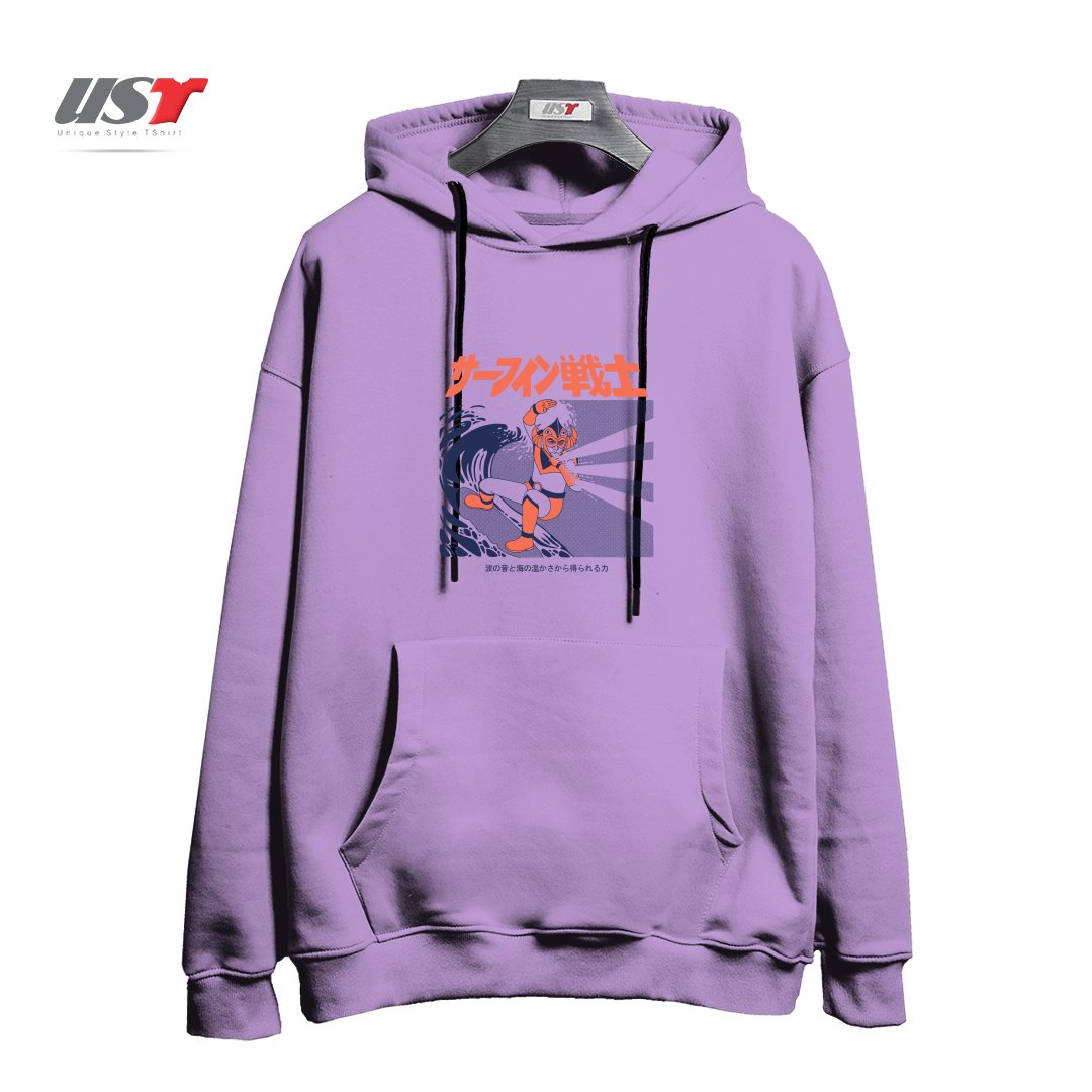 طرح Wave Warrior هودی اورسایزرنگ یاسی