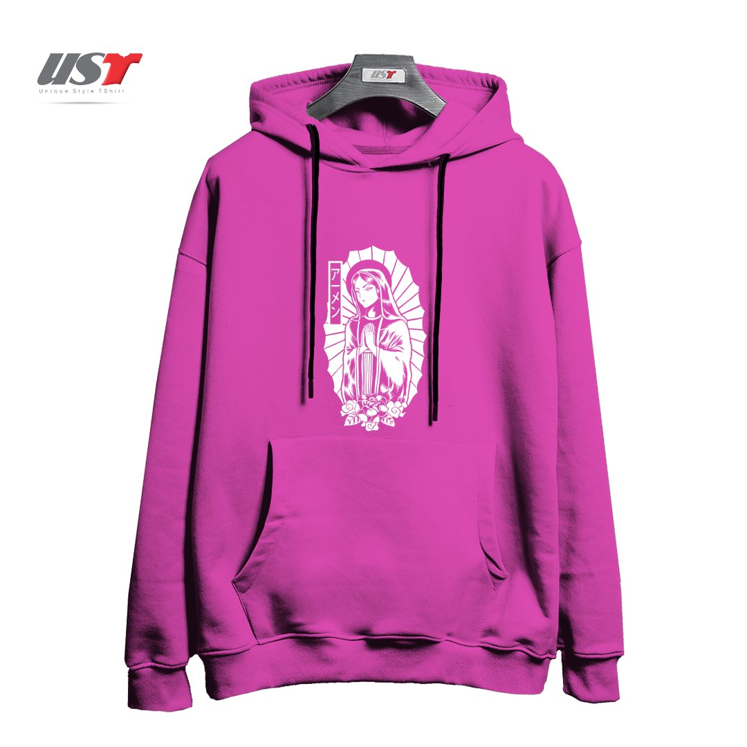 هودی اورسایز طرح Manga Mary