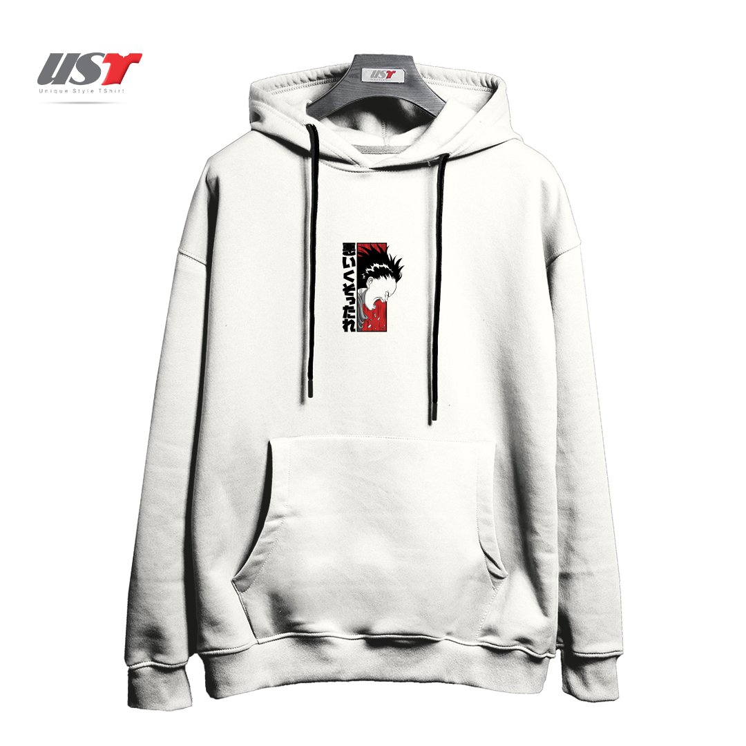 طرح Tetsuo - light1 هودی اورسایزرنگ سفید