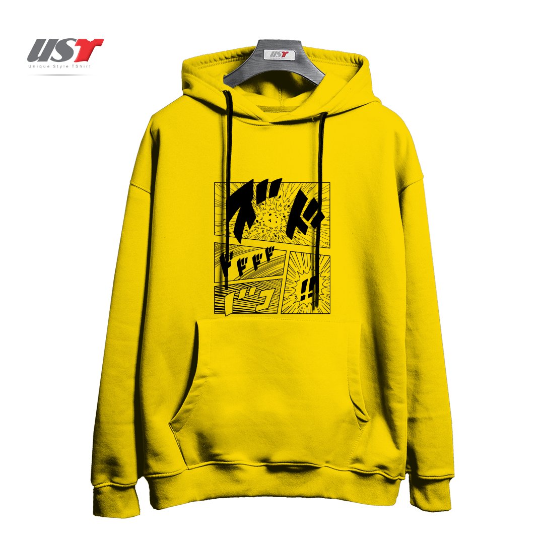 هودی اورسایز طرح Manga Page