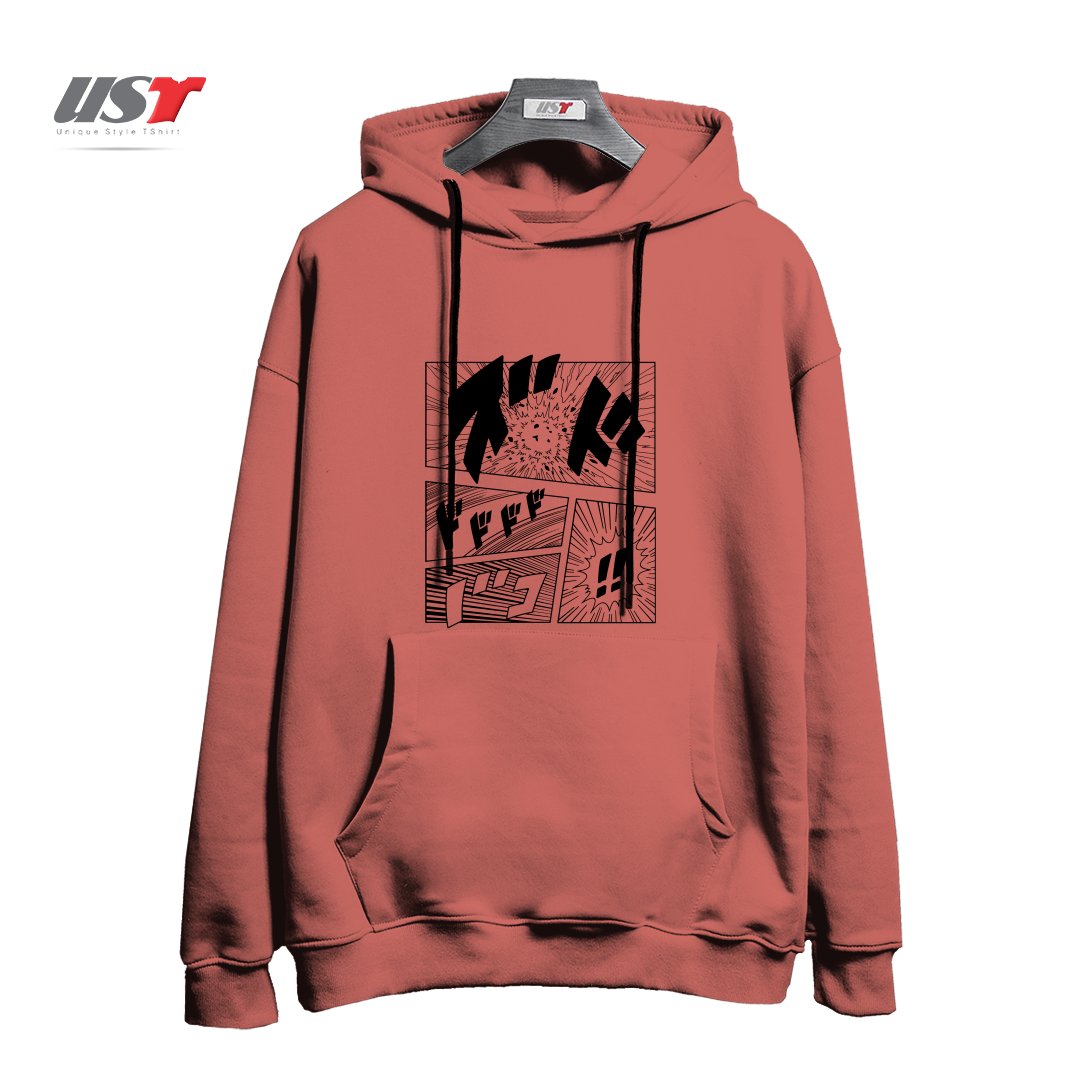 هودی اورسایز طرح Manga Page