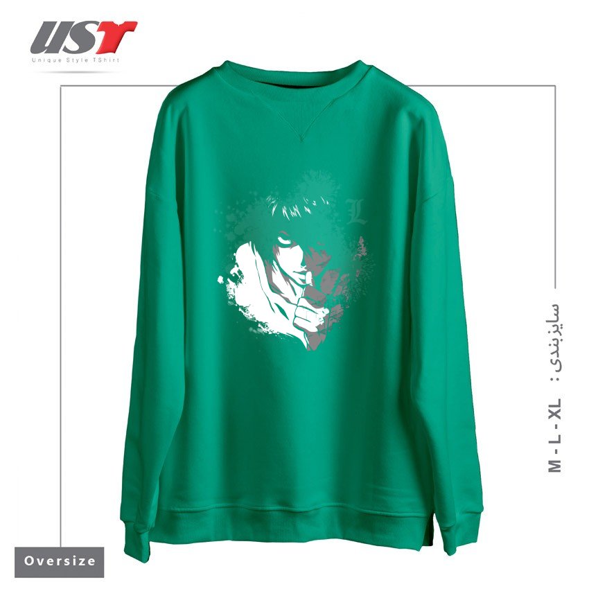 سوییشرت اورسایز طرح The Detective