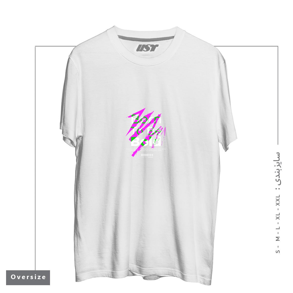 تیشرت اورسایز طرح typography 9