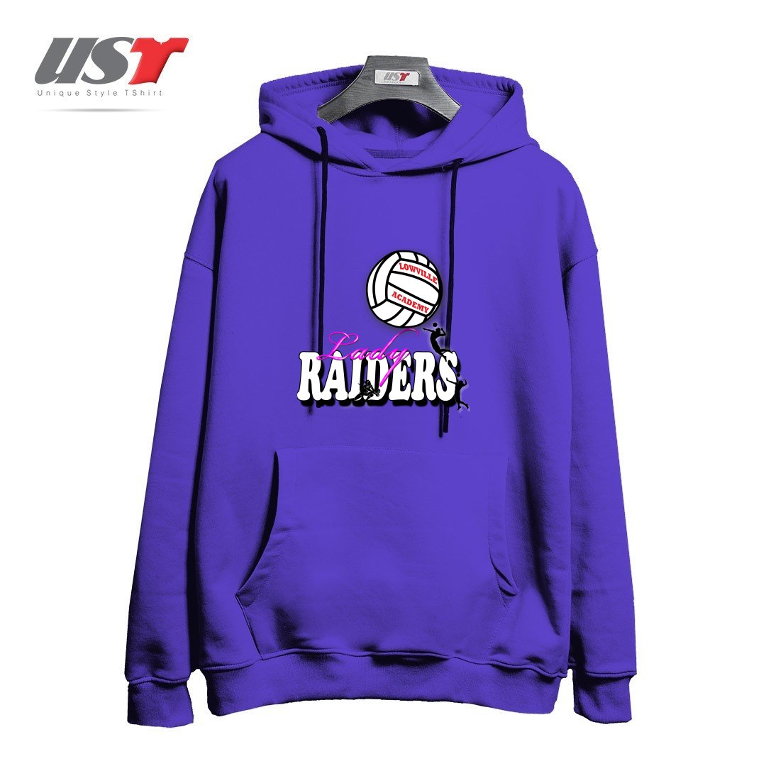 هودی اورسایز طرح LOWVILLE ACADEMY LADY RAIDERS VOLLEYBALL