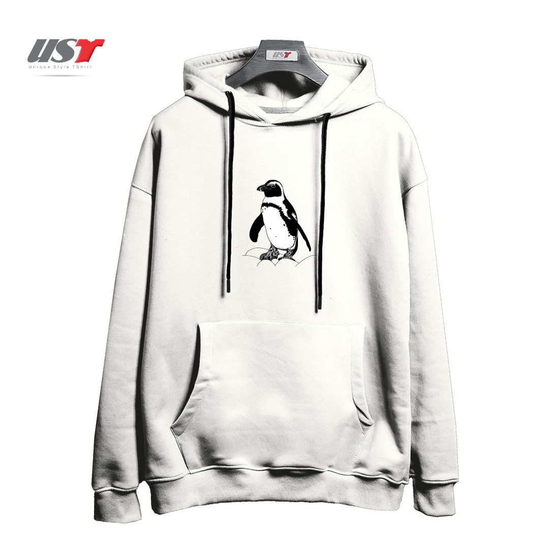 طرح AFRICAN PENGUIN - INK ILLUSTRATION