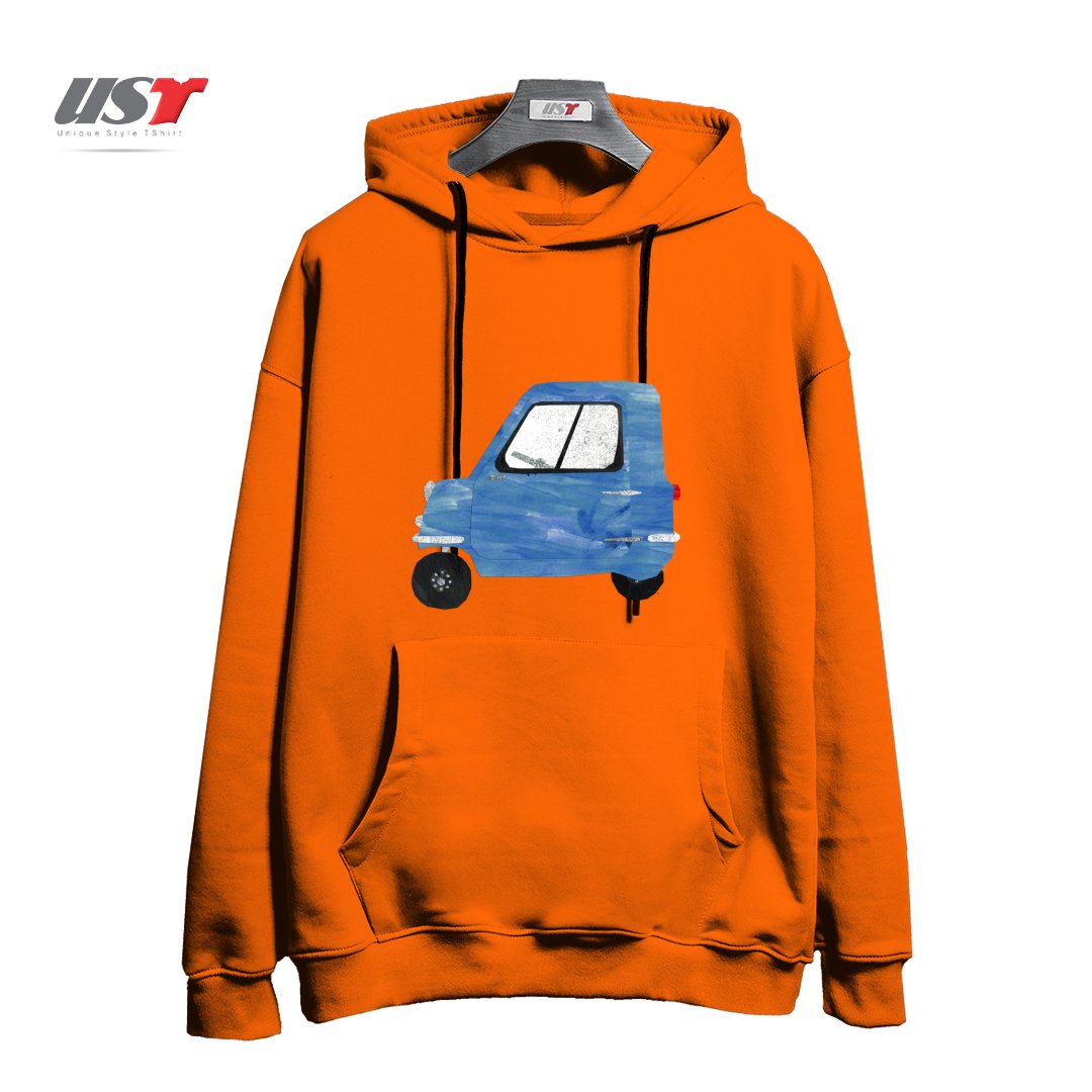 هودی اورسایز طرح CAR - PEEL P50