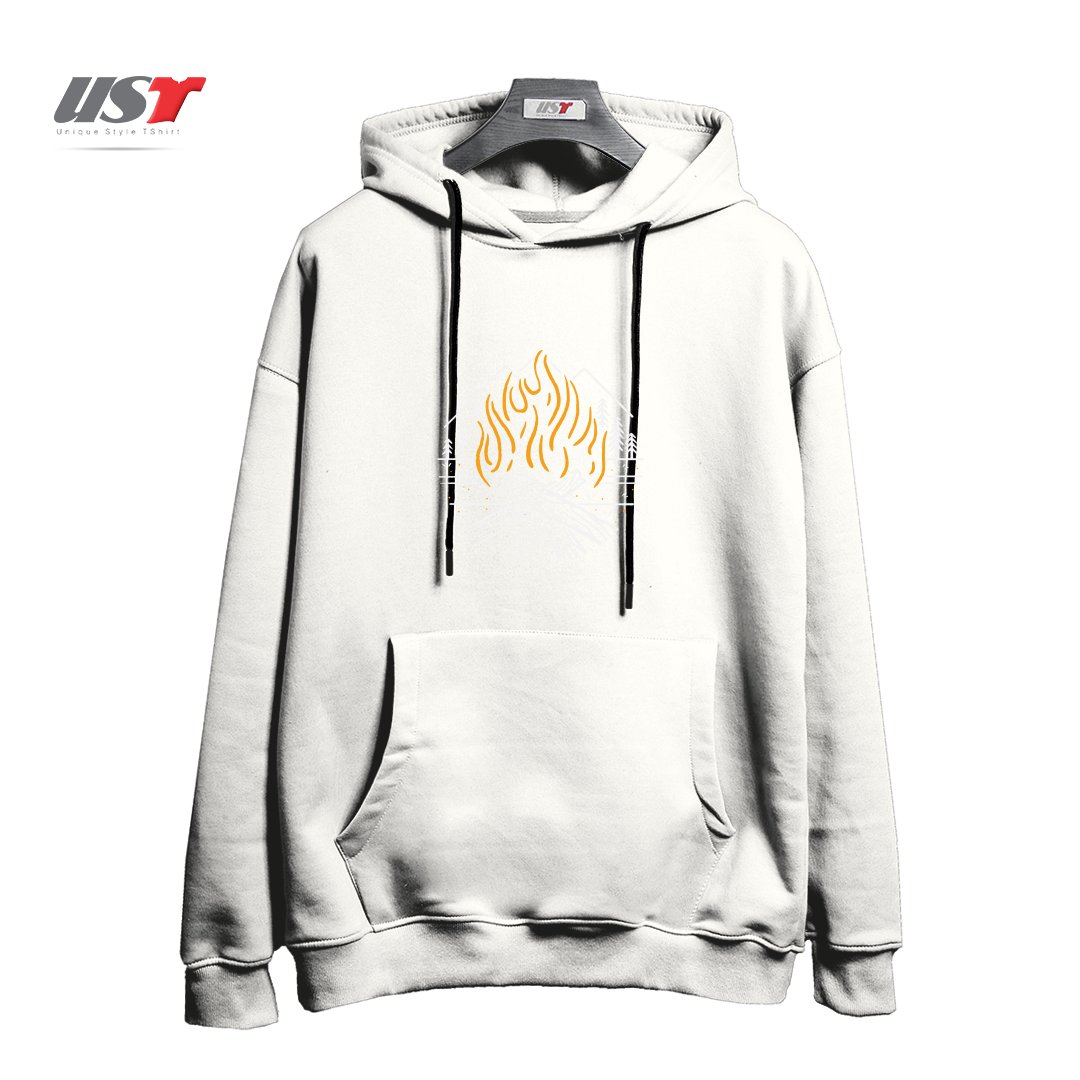 هودی اورسایز طرح BONFIRE