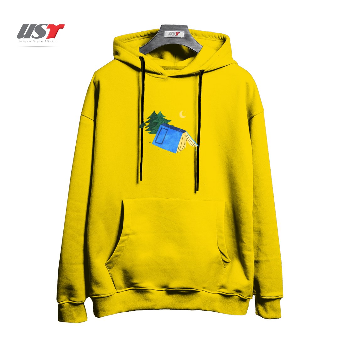 هودی اورسایز طرح BOOK CAMP