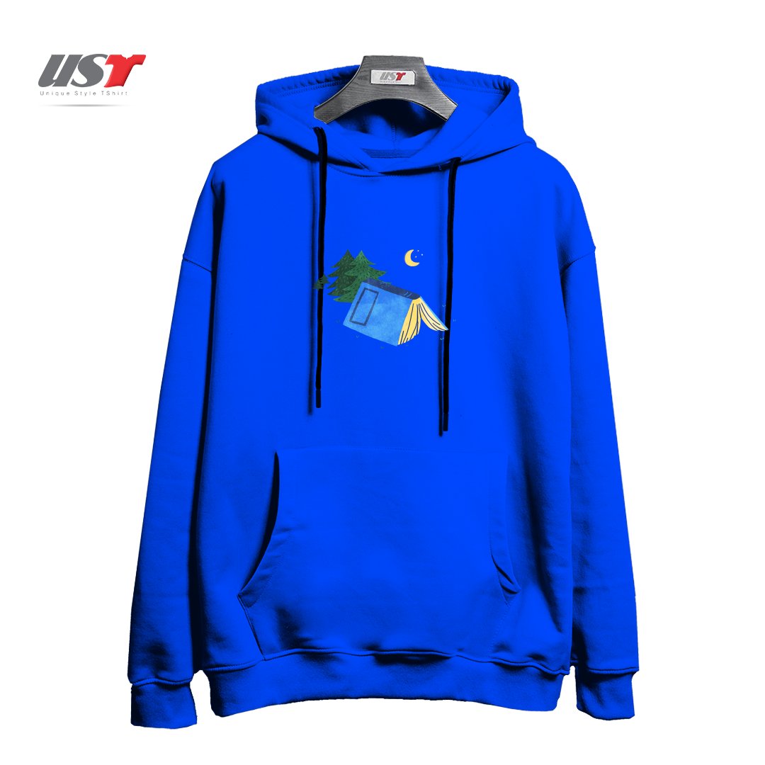 هودی اورسایز طرح BOOK CAMP