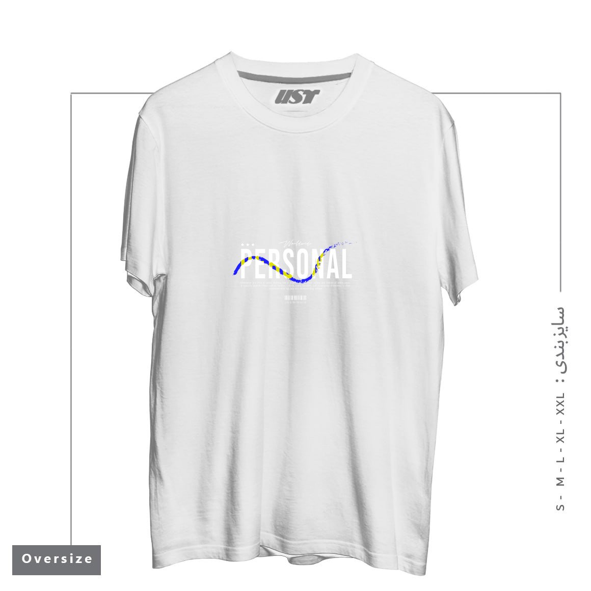 تیشرت اورسایز طرح typography 38