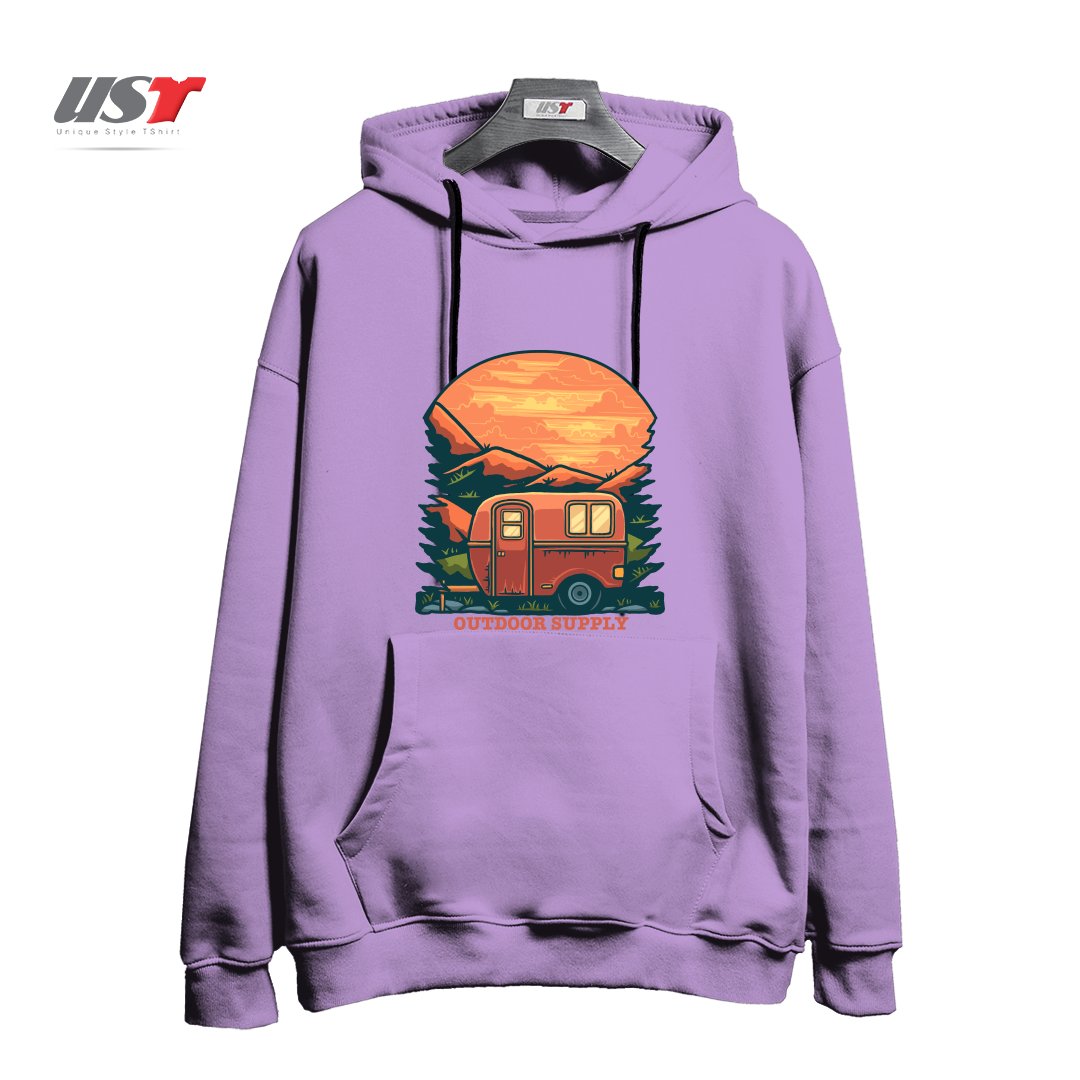 طرح CARAVAN هودی اورسایزرنگ یاسی