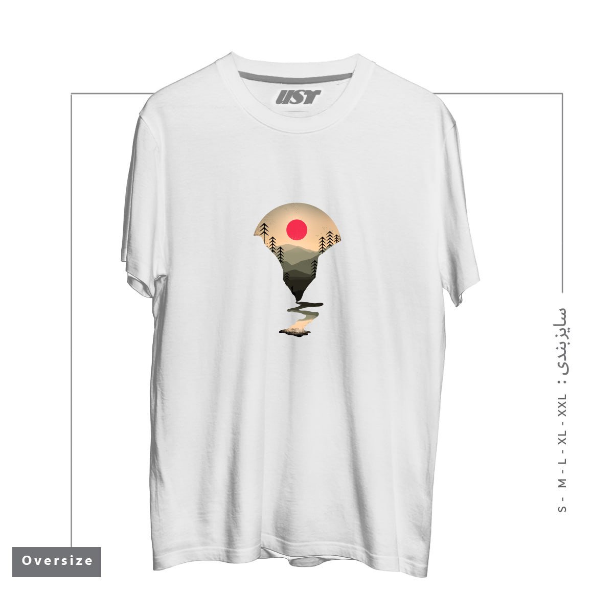 تیشرت اورسایز طرح EXPLORING EARTH
