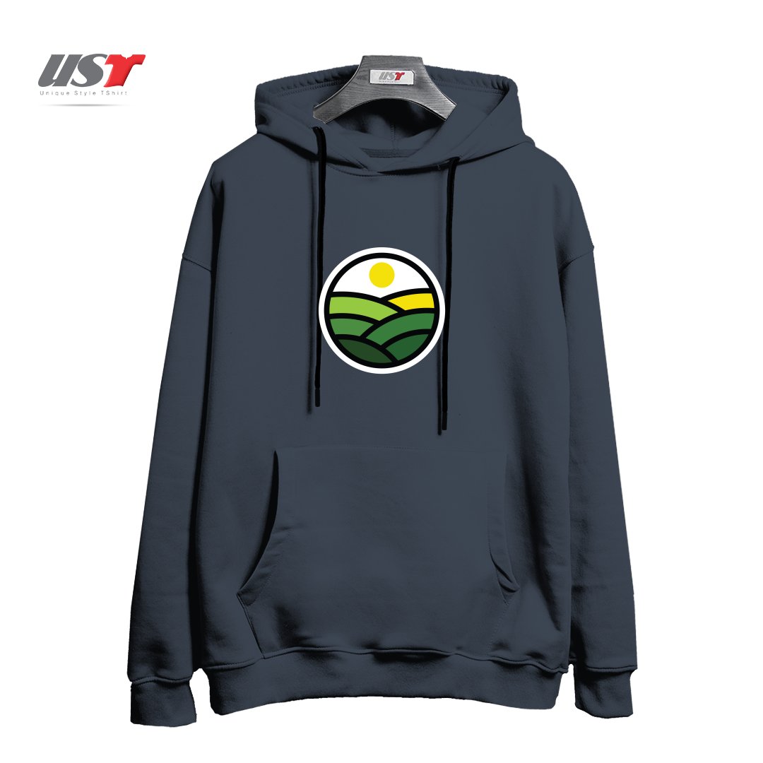 طرح NATURE LINE هودی اورسایزرنگ دودی