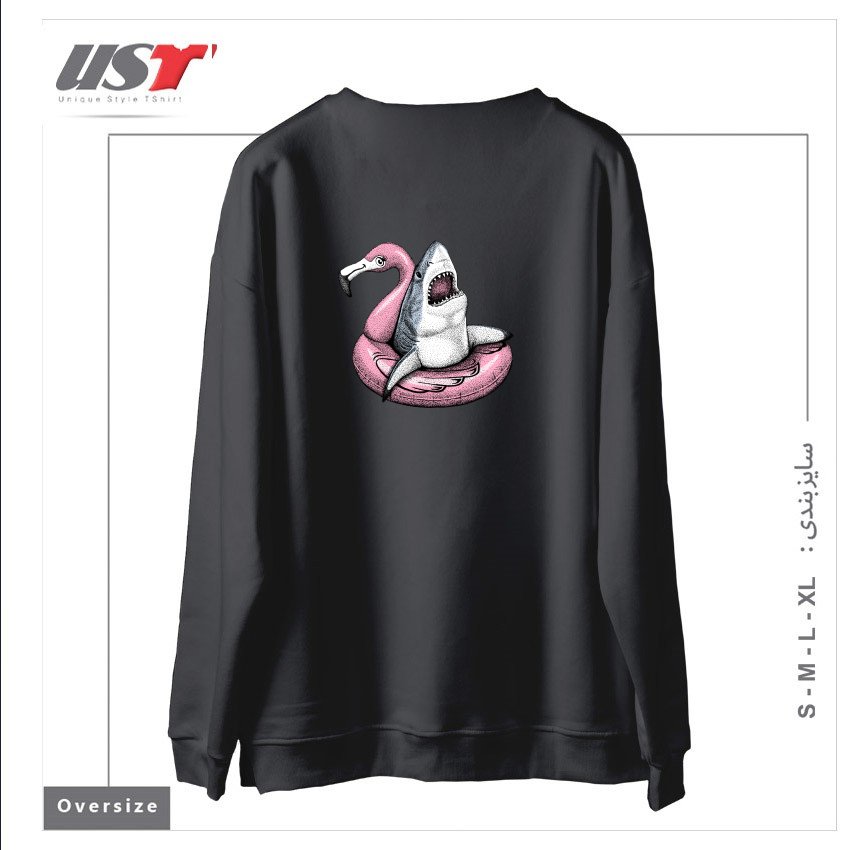 طرح AHHHHH. TIME TO RELAX. (COLOR VERSION) سوییشرت اورسایزرنگ دودی