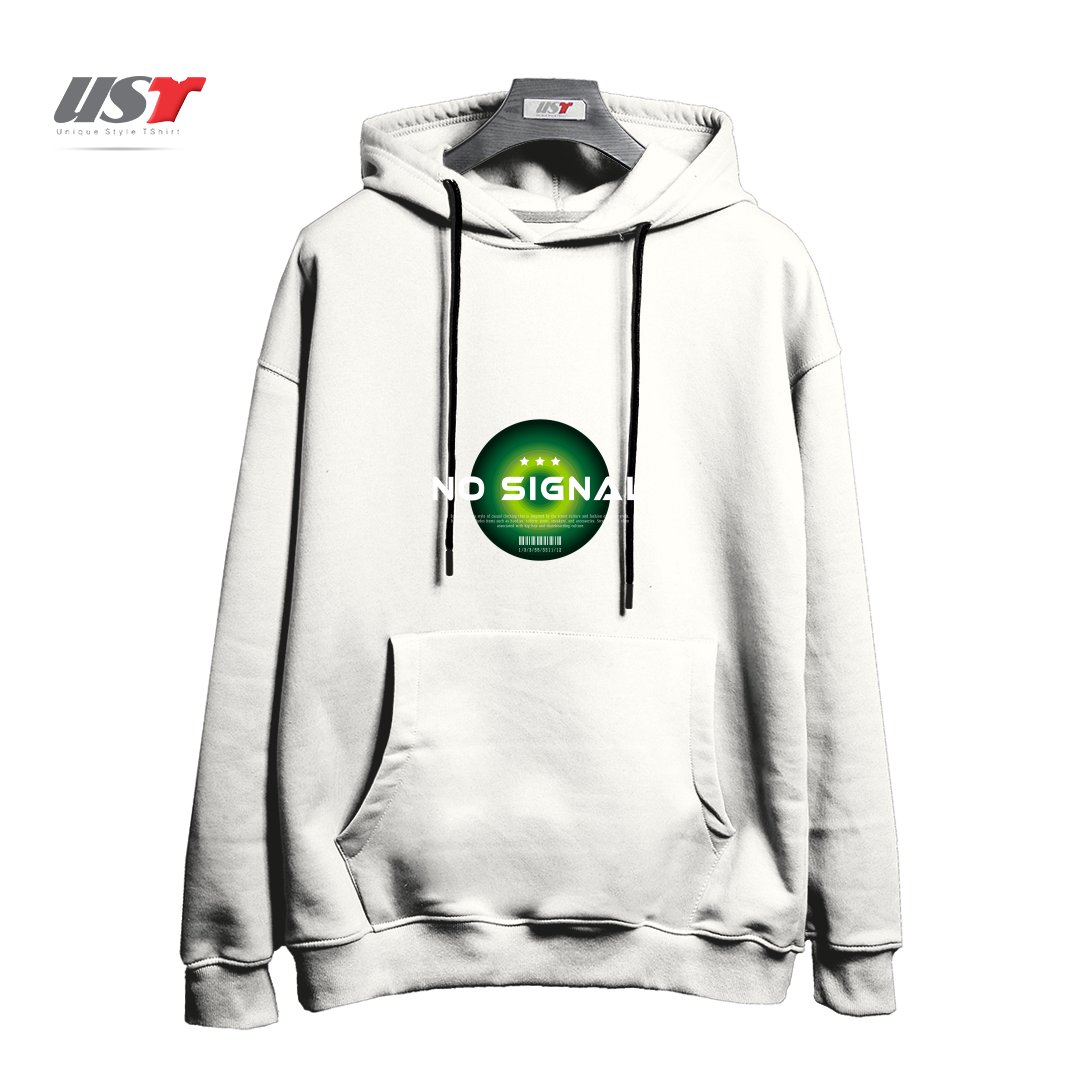 طرح typography 78 هودی اورسایزرنگ سفید