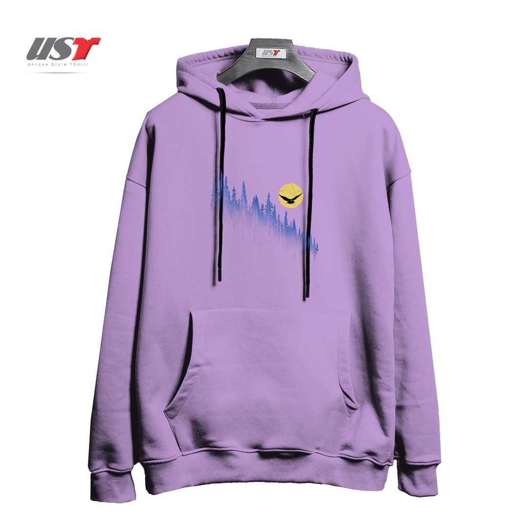 طرح OWL MOON هودی اورسایزرنگ یاسی