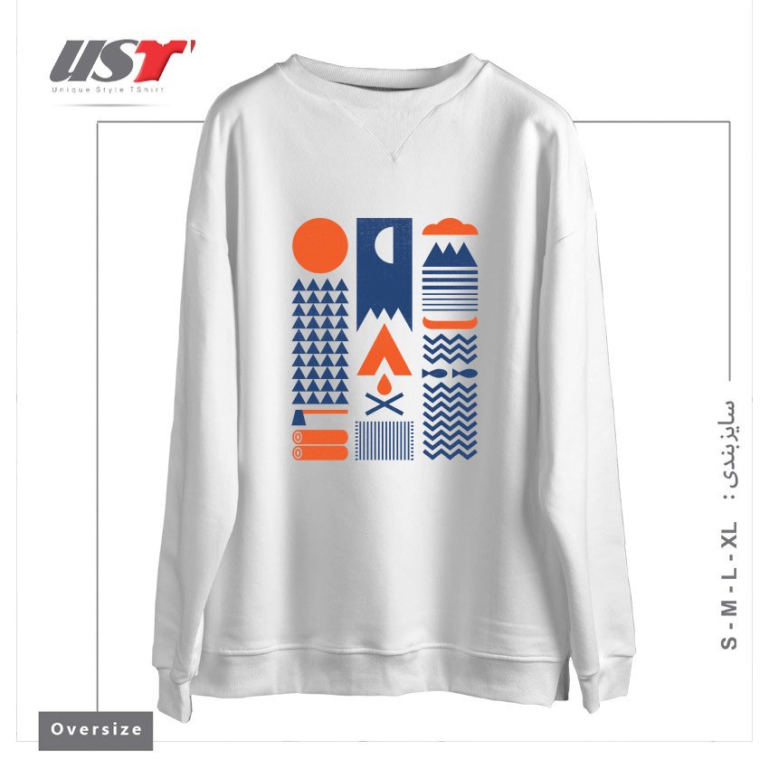 سوییشرت اورسایز طرح SIMPLIFY