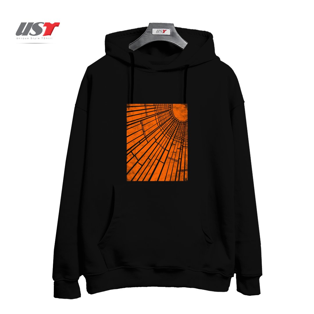 طرح SUNLIGHT هودی اورسایزرنگ مشکی