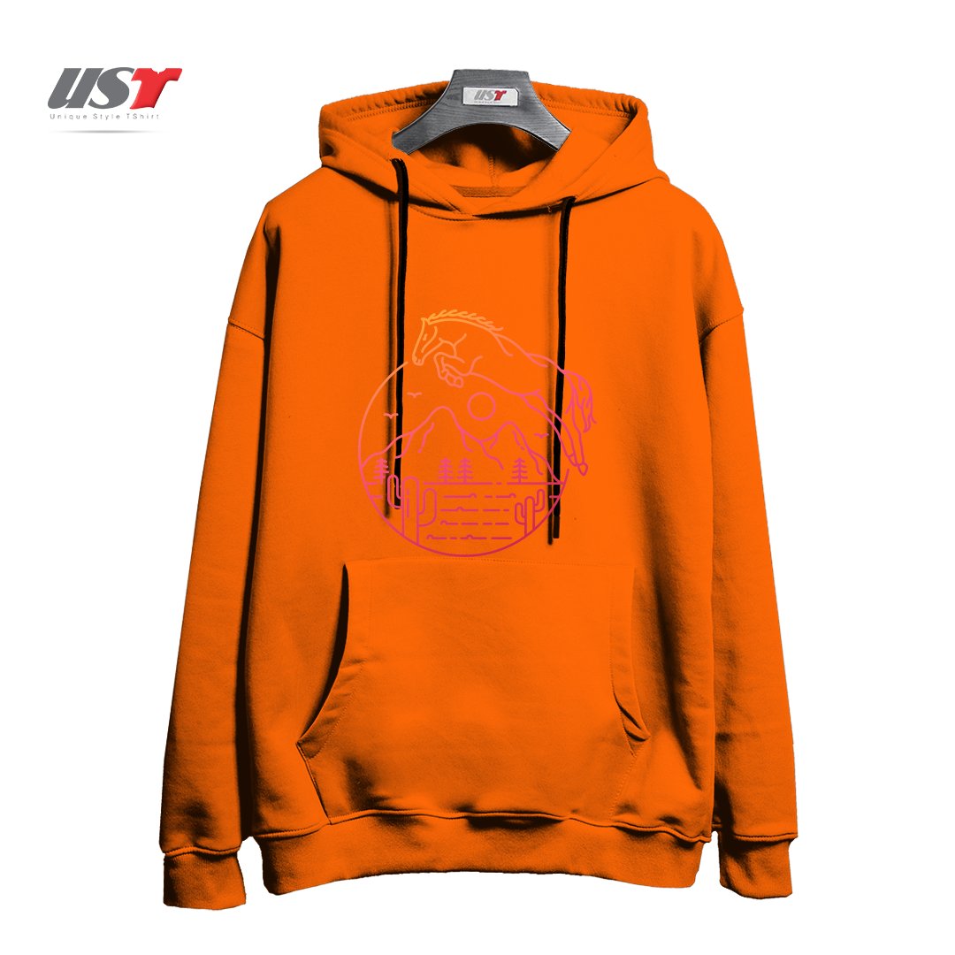 هودی اورسایز طرح THE DESERT HORSE