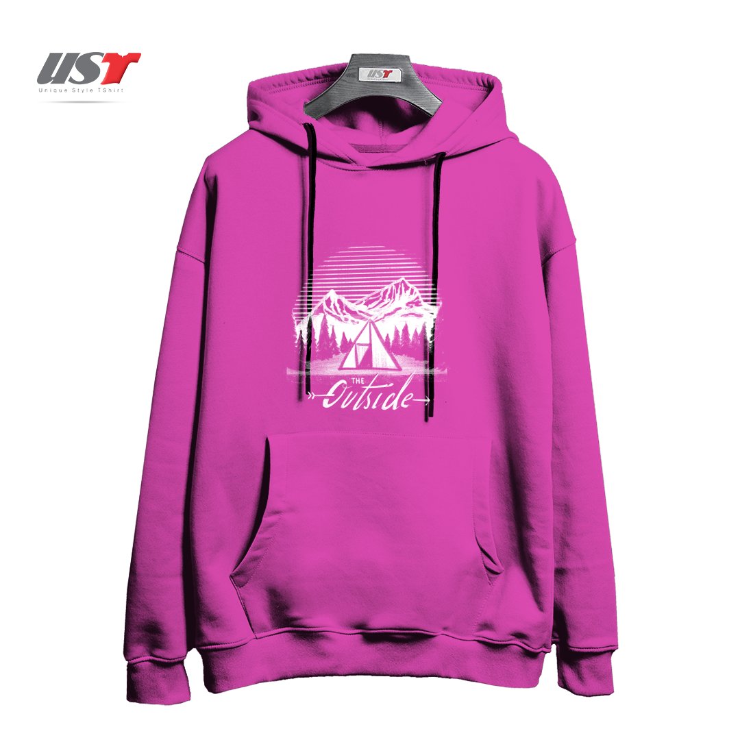هودی اورسایز طرح THE OUTSIDE