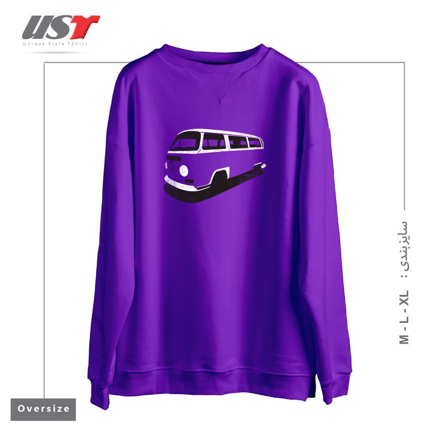 سوییشرت اورسایز طرح VAN (VINTAGE VERSION)