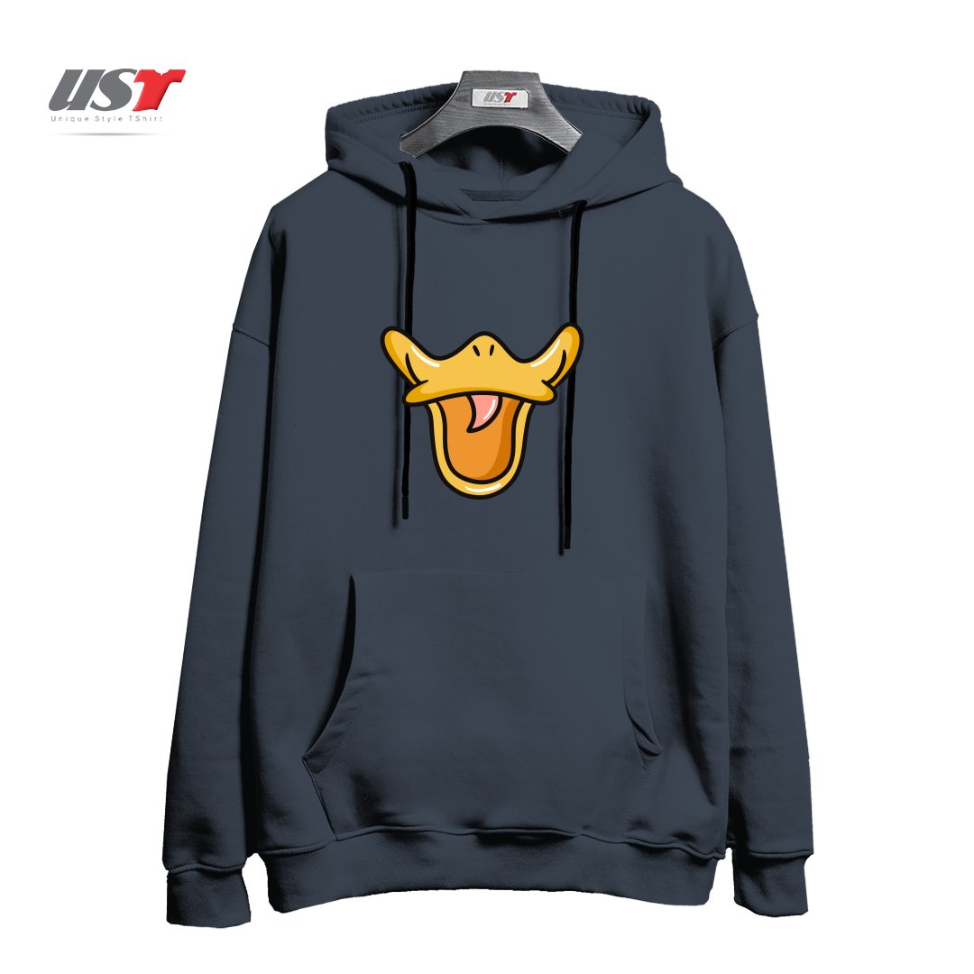 طرح DUCK FACE هودی اورسایزرنگ دودی