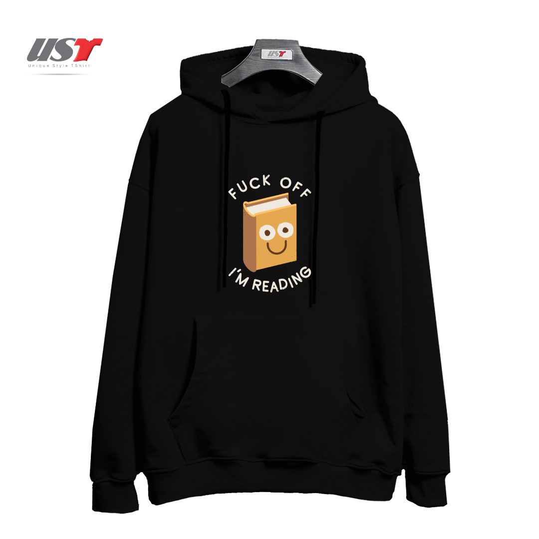 طرح ALL BOOKED UP هودی اورسایزرنگ مشکی