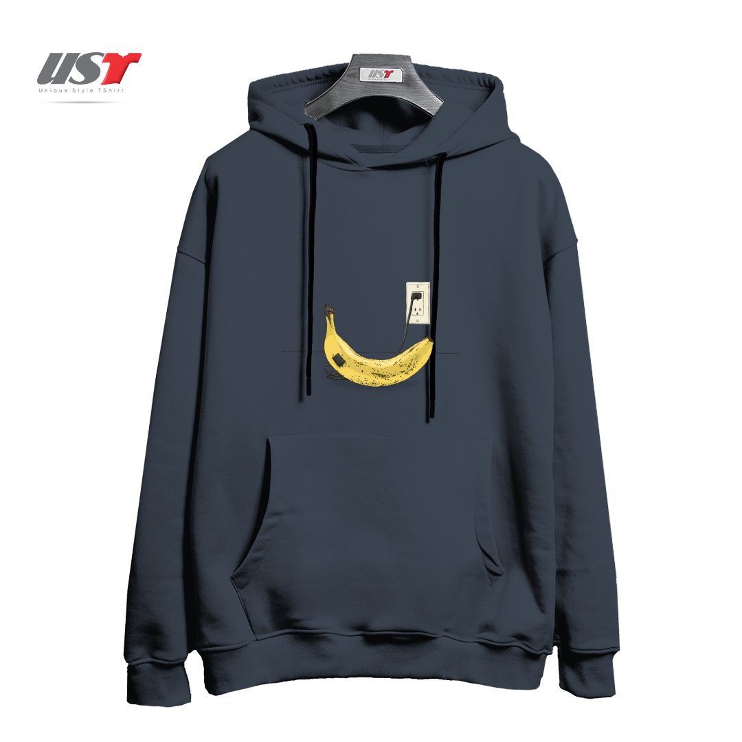 طرح ELECTRIC BANANA هودی اورسایزرنگ دودی