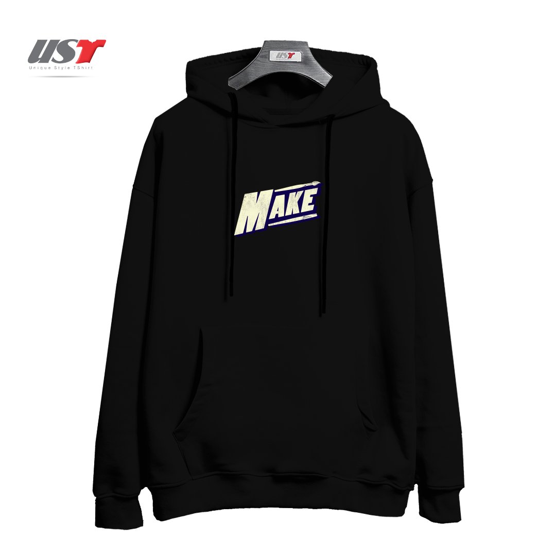 طرح MAKE  DAN ELIJAH FAJARDO  DTG هودی اورسایزرنگ مشکی