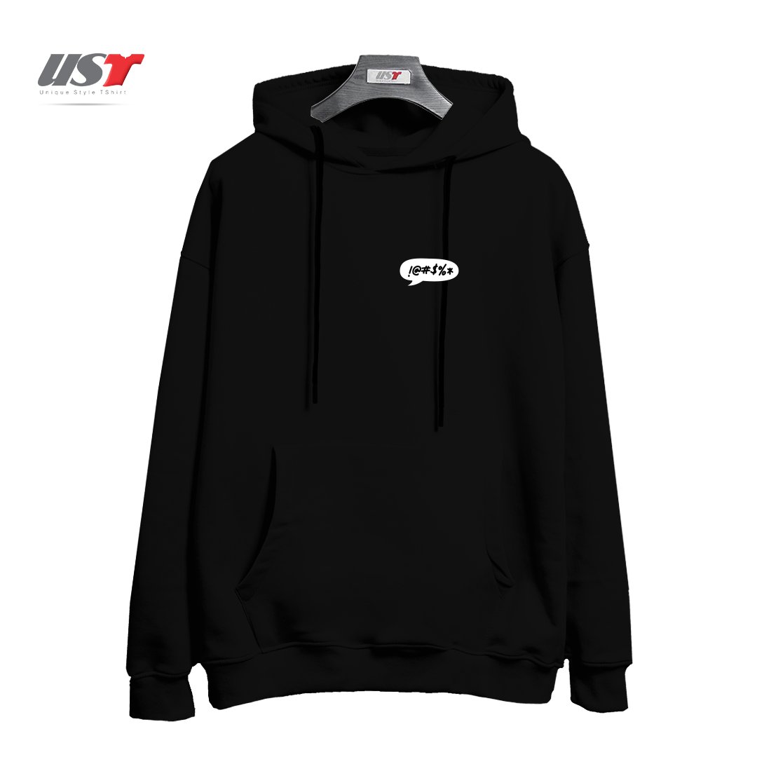 طرح SWEAR COMICS SPEECH BALLOON DIALOG BOX هودی اورسایزرنگ مشکی