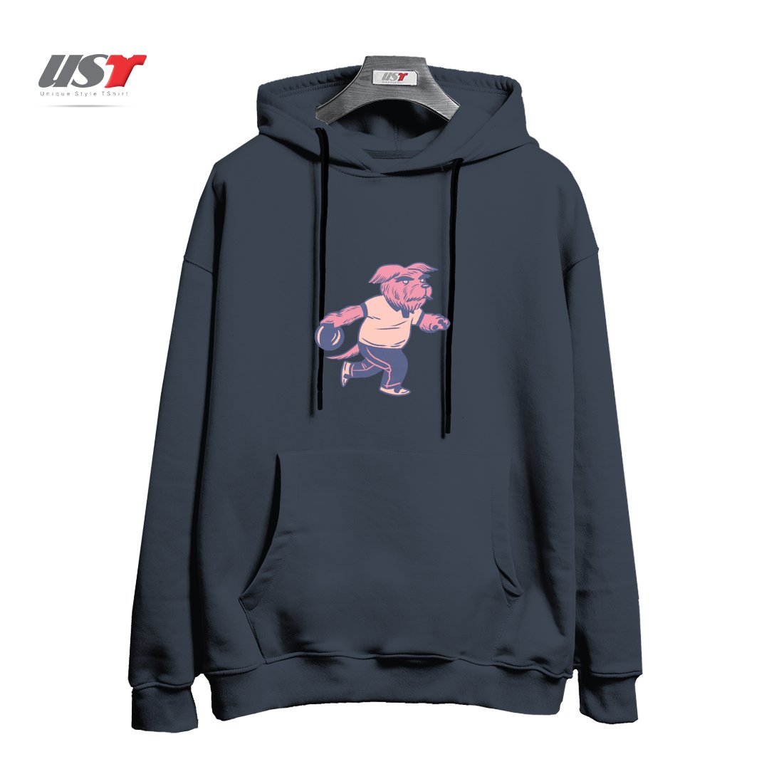 طرح ALLEY DOG هودی اورسایزرنگ دودی